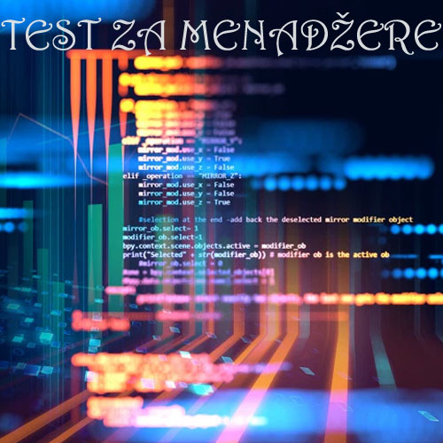 Demo modul i test za menadžere